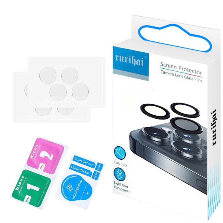 RURIHAI 2Pcs For Xiaomi Redmi K70 5G / K70E 5G / K70 Pro 5G / Poco X6 Pro 5G Camera Lens Protector - Image 5