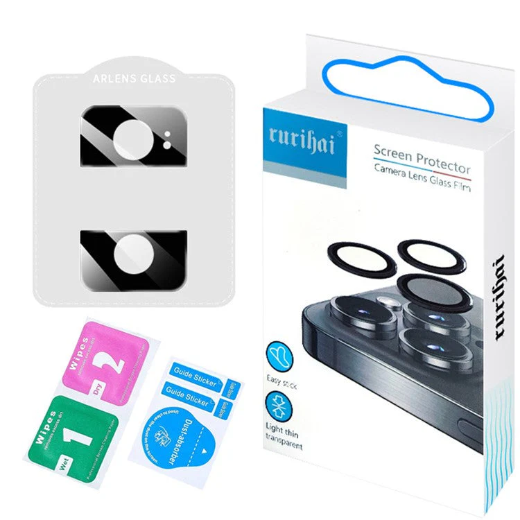 RURIHAI For Honor Magic Vs3 5G Camera Lens Protector HD Clear Lens Film Silk Printing Edge - Image 5