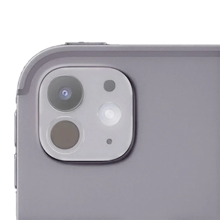 RURIHAI For iPad Pro 11 (2024) Camera Lens Protector High Aluminum-Silicon Glass 3D Lens Film - Image 2