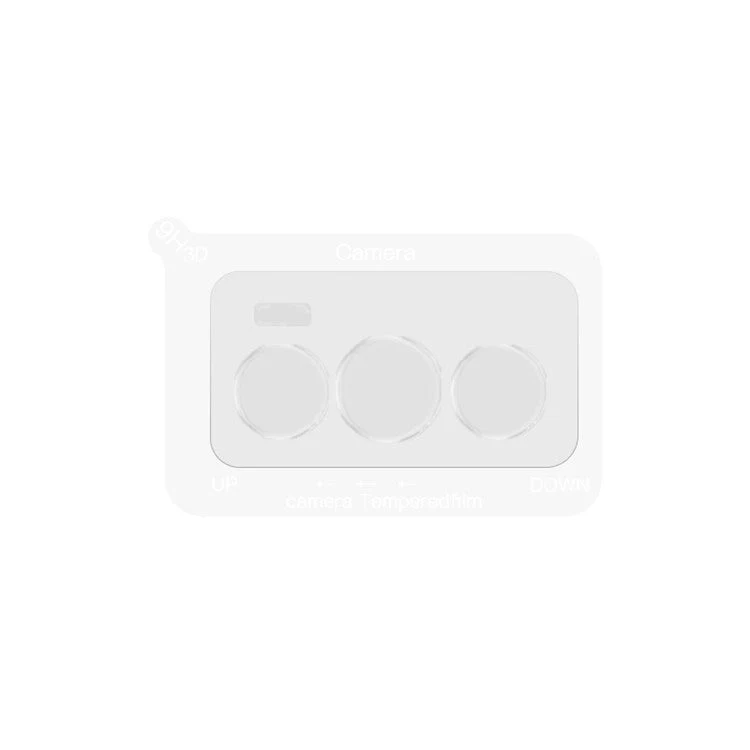 RURIHAI For Oppo Reno12 Pro 5G (Global) Camera Lens Protector Anti-Explosion 3D Phone Lens Film - Image 3