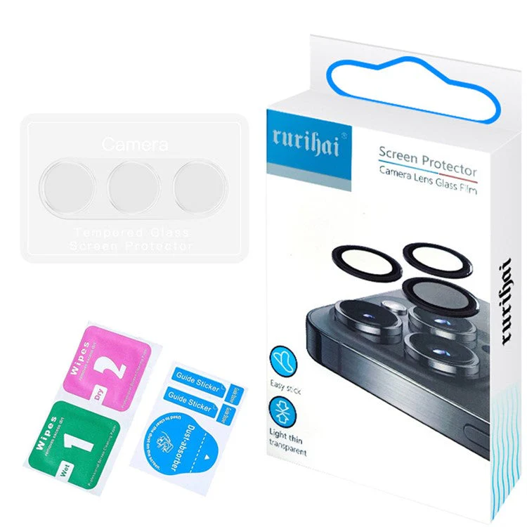 RURIHAI For Samsung Galaxy M35 5G Camera Lens Protector 0.2mm High Aluminium-silicon Glass Lens Film - Image 5