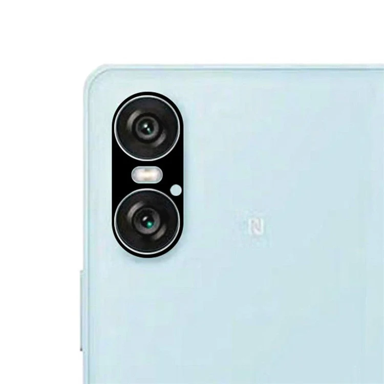 RURIHAI For Sony Xperia 10 VI Camera Lens Protector Silk Screen Black Ultra Clear Lens Film - Image 2