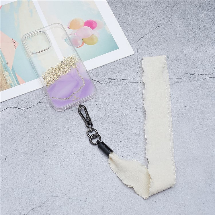 Scarves Phone Strap Crossbody Phone Lanyard Strap Neck Strap with Patch for Smartphones Mobile - Style G - Image 4
