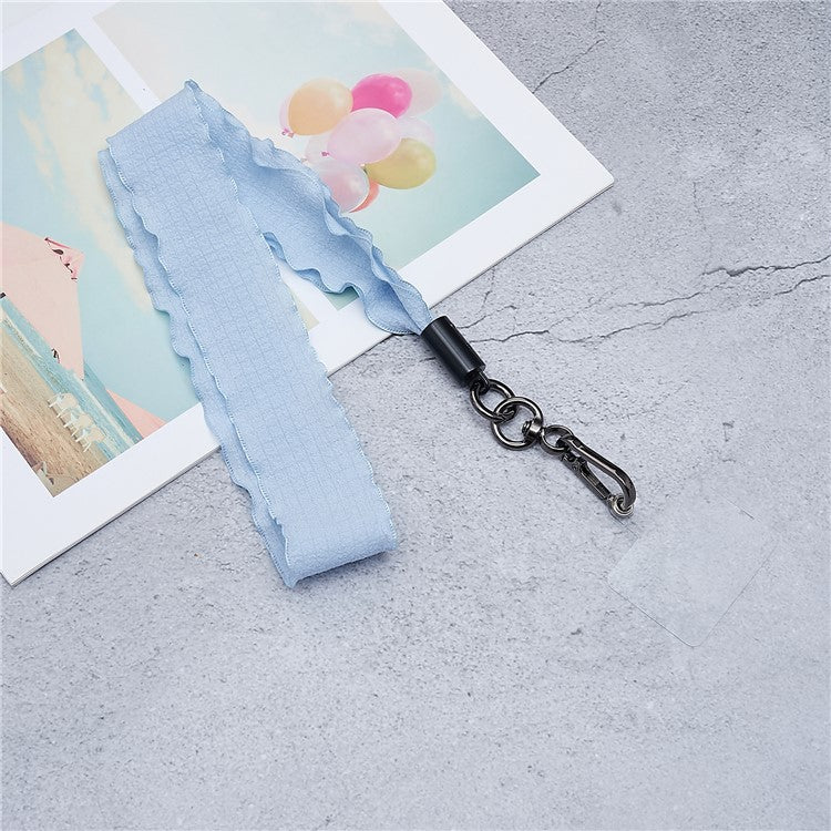 Scarves Phone Strap Crossbody Phone Lanyard Strap Neck Strap with Patch for Smartphones Mobile - Style I - Image 2