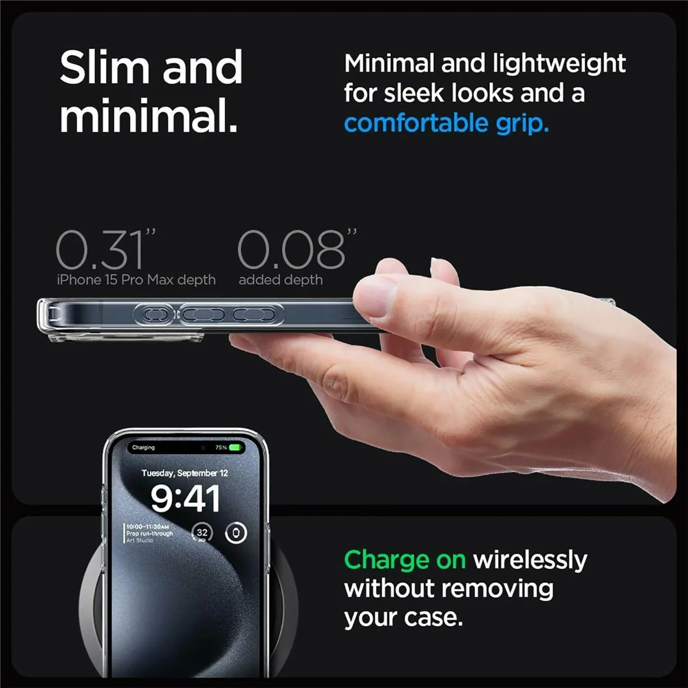 SHANWO For iPhone 17 Pro Max Clear Phone Case 1.5mm Shockproof TPU Mobile Back Cover - Image 2