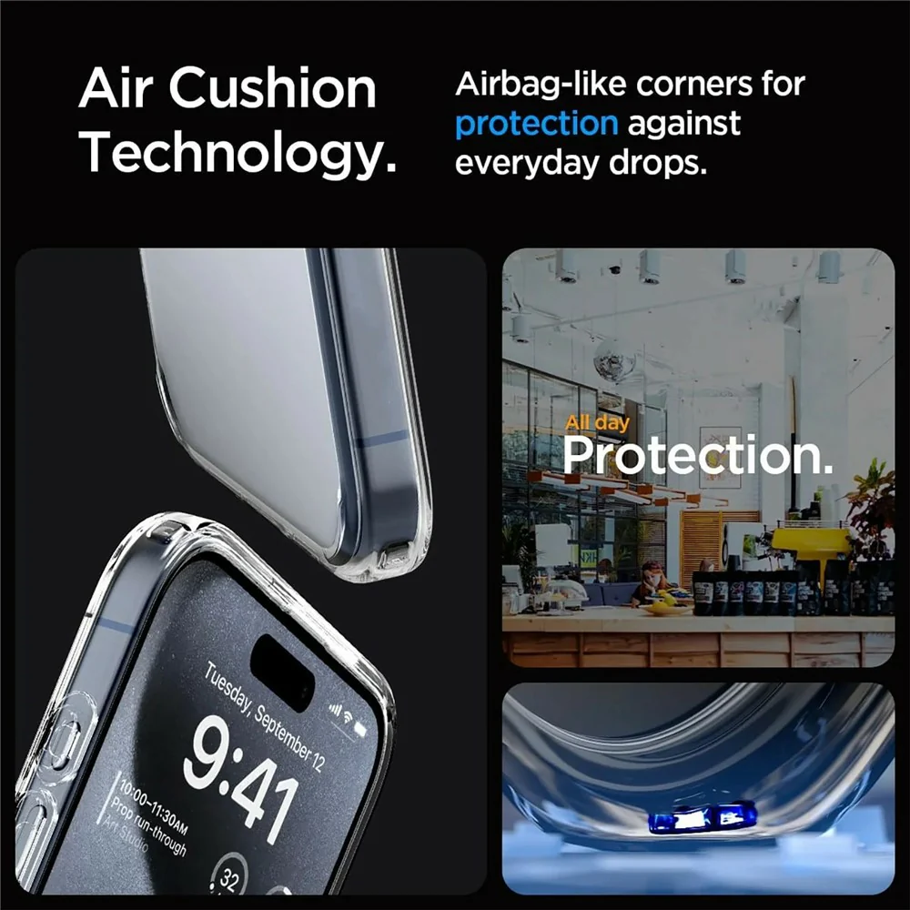 SHANWO For iPhone 17 Pro Max Clear Phone Case 1.5mm Shockproof TPU Mobile Back Cover - Image 3