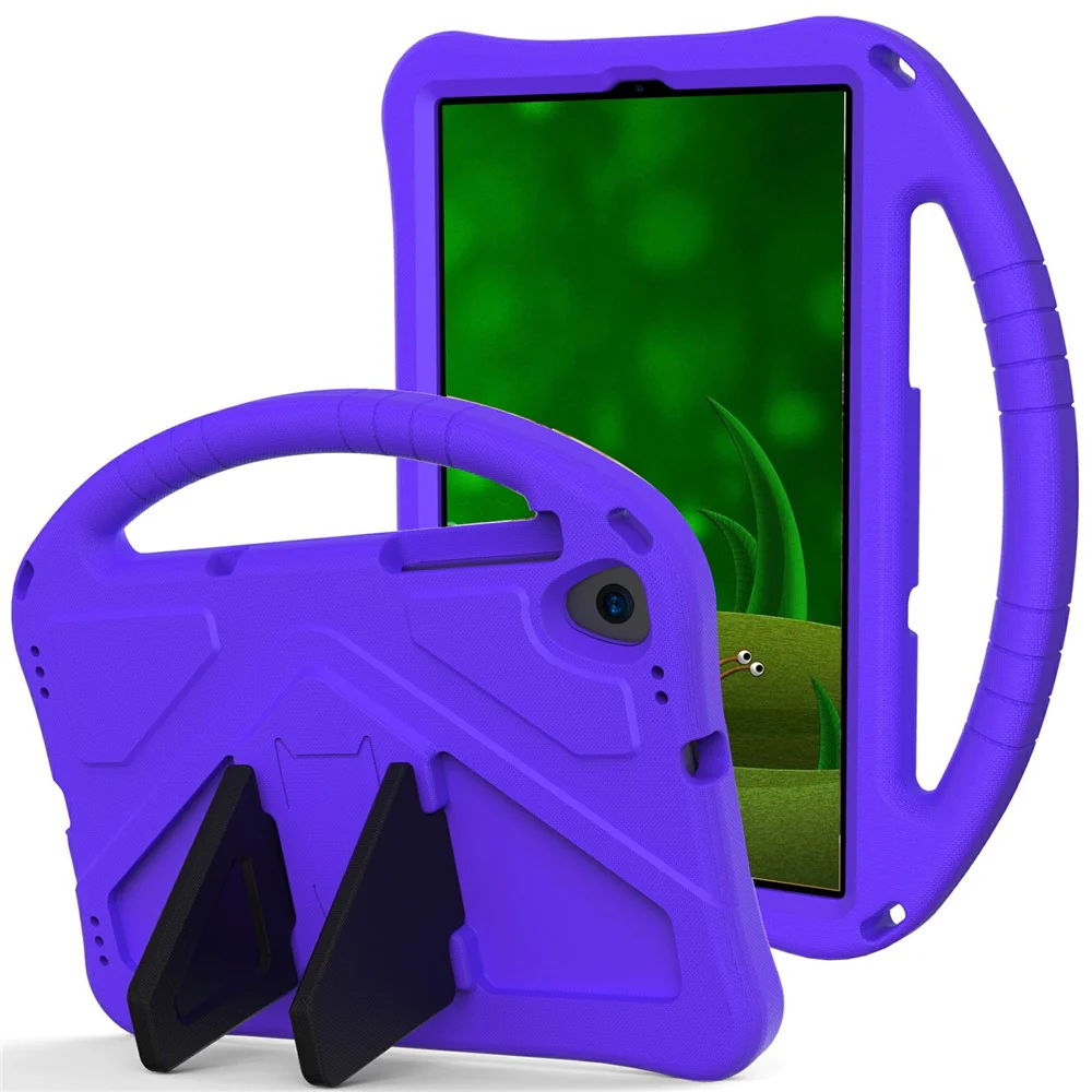 Shock-Absorbed Kickstand + Handheld EVA Case for Lenovo Tab M10 Plus - Purple - Image 2