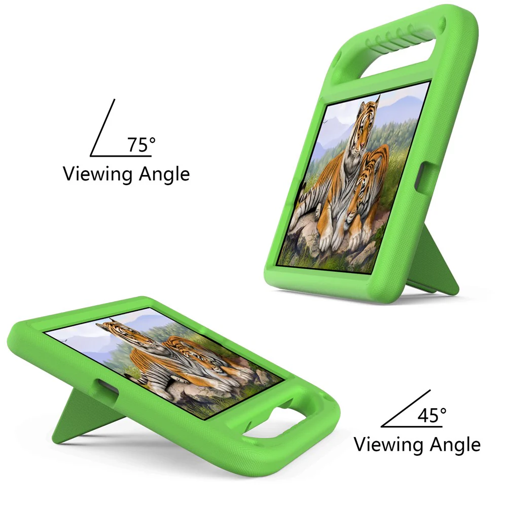 Shockproof Anti-Drop Light-Weight EVA Protective Cover with Kickstand Handle for Lenovo Tab M10 HD Gen 2 / TB-X306F / TB-X306X 10.1 inch - Green - Image 4