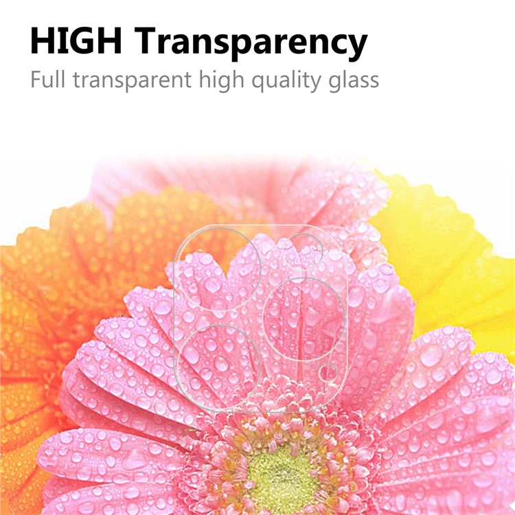 Shockproof Anti-scratch Ultra Clear AGC Tempered Glass Camera Lens Protector Film for iPhone 12 Pro Max 6.7-inch - Image 5