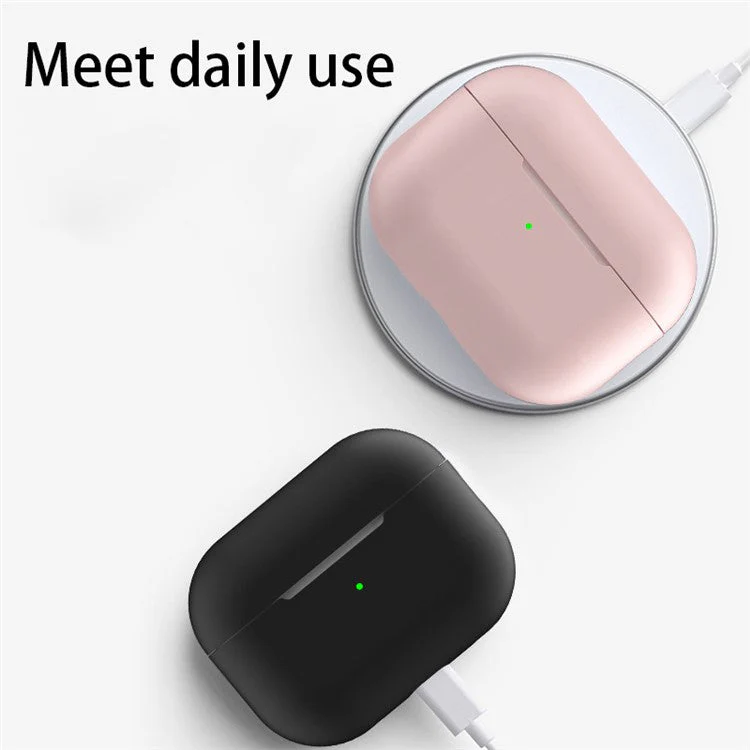 Shockproof Case for AirPods Pro 2 / Pro Silicone Case Bluetooth Headset Cover with Strap - Red - Image 4