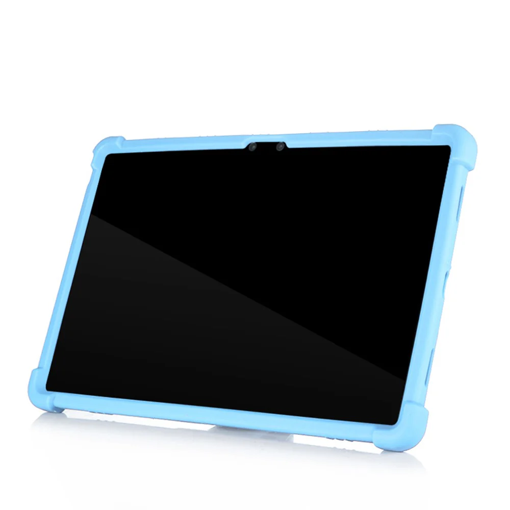 Shockproof Case for Lenovo Tab P11 Pro (2021) Silicone Tablet Cover with Kickstand - Baby Blue - Image 4