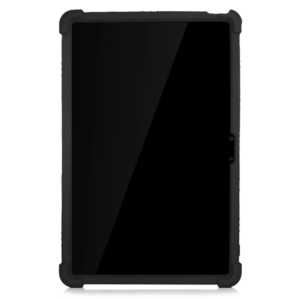 Shockproof Case for Lenovo Tab P11 Pro (2021) Silicone Tablet Cover with Kickstand - Black - Image 2