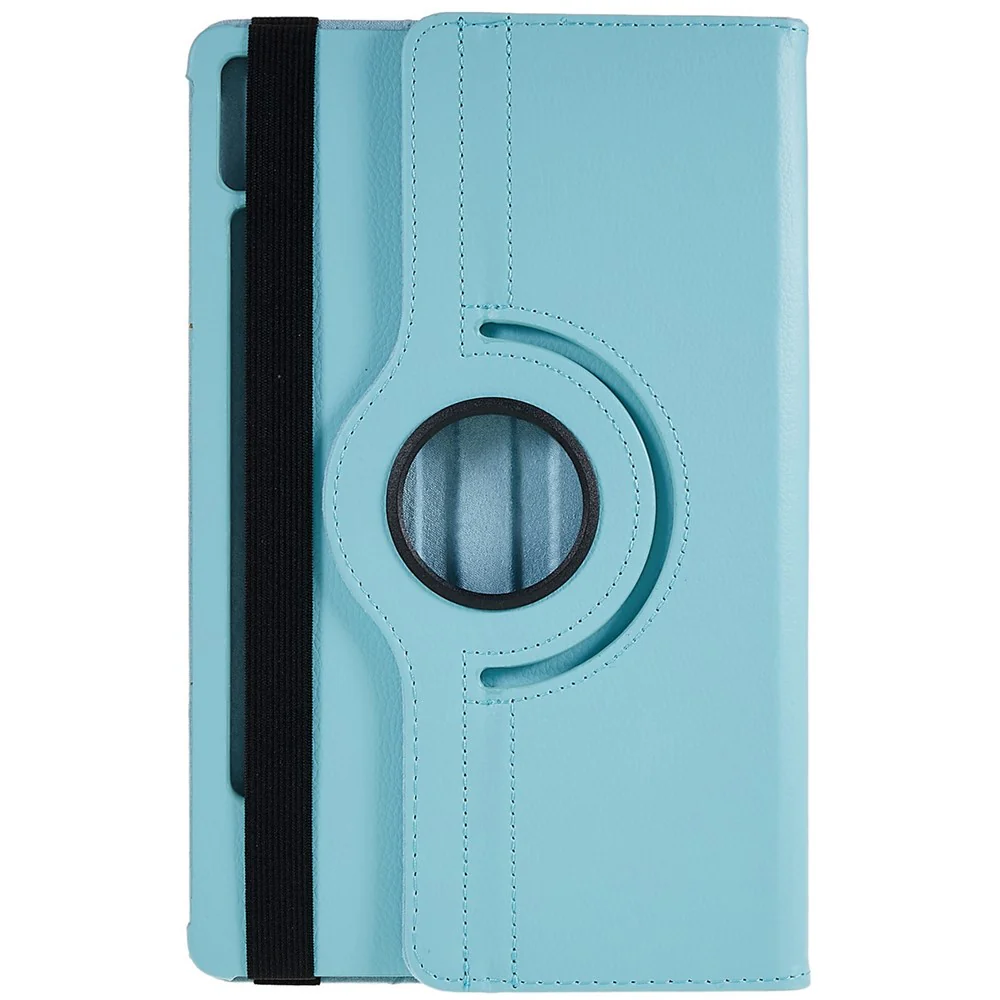 Shockproof Case for Lenovo Tab P11 Pro Gen 2, 360 Degree Rotating Stand Tablet Protector PU Leather + PC Cover Shell - Baby Blue - Image 4