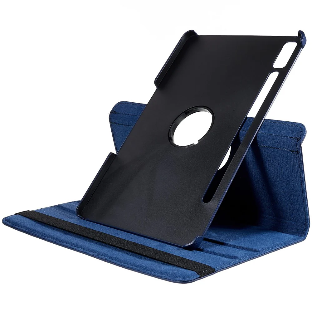 Shockproof Case for Lenovo Tab P11 Pro Gen 2, 360 Degree Rotating Stand Tablet Protector PU Leather + PC Cover Shell - Blue - Image 7
