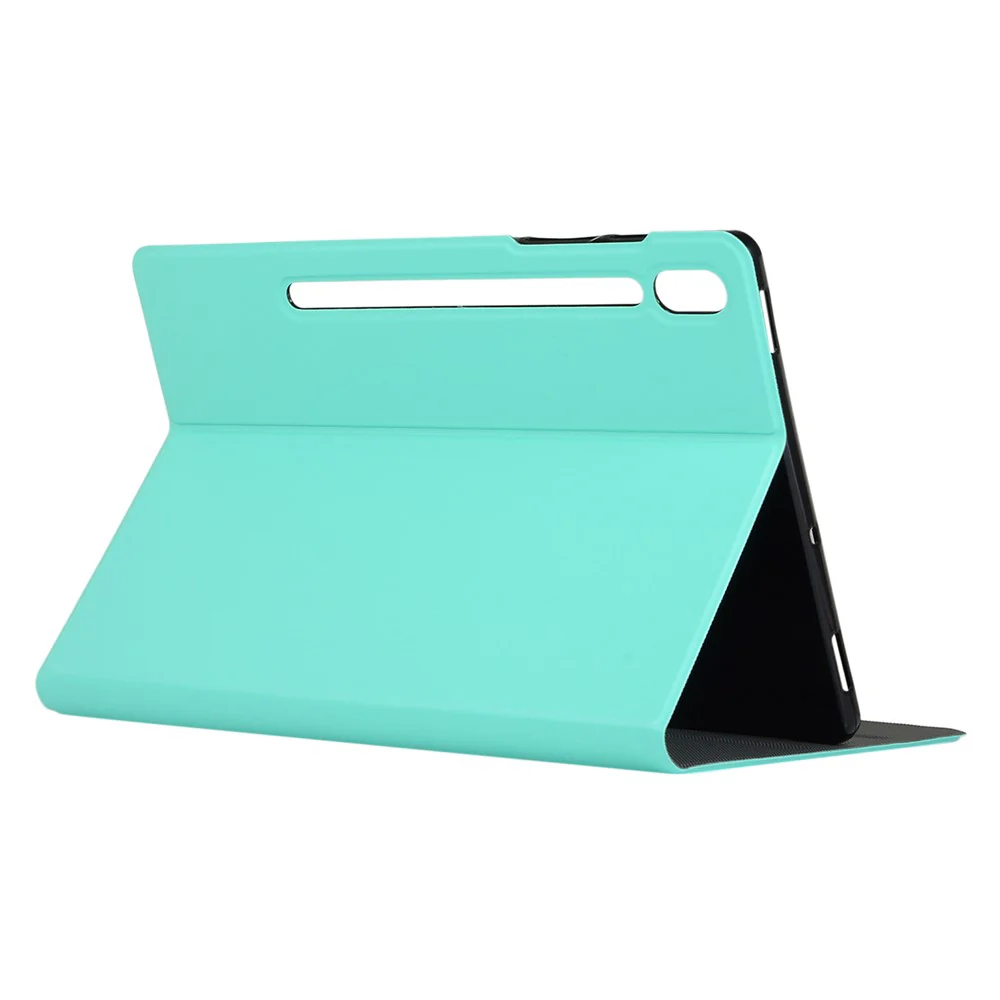 Shockproof PU Leather Shockproof Folio Stand Tablet Case Cover Protector for Lenovo Tab P12 Pro - Green - Image 4