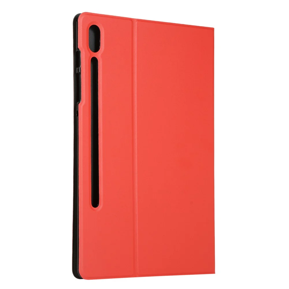 Shockproof PU Leather Shockproof Folio Stand Tablet Case Cover Protector for Lenovo Tab P12 Pro - Red - Image 3