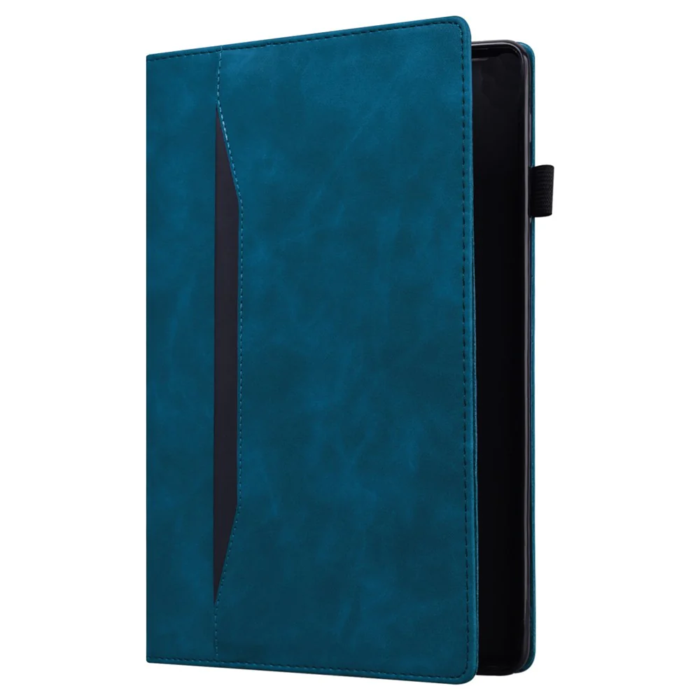 Shockproof Wallet Design Business Style PU Leather Flip Tablet Case with Stand for Lenovo Tab P12 Pro 12.6'' - Blue - Image 3
