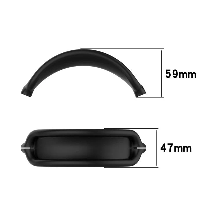 Silicone Headband Cover Case for AirPods Max 2 Soft Headband Protectors Cushion - Grey - Image 8