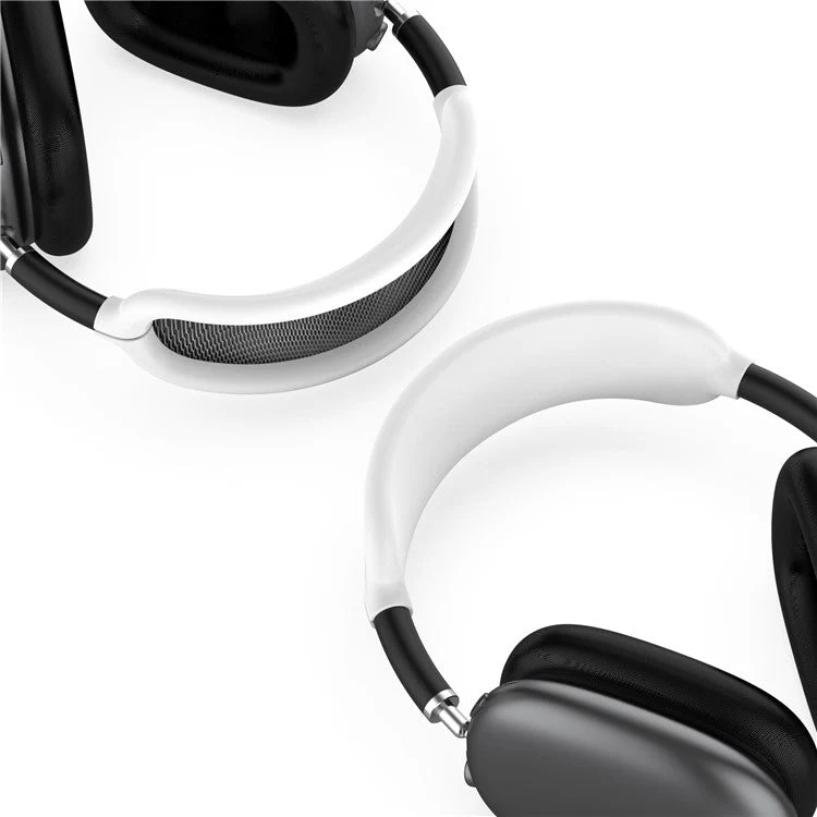Silicone Headphone Headband Cover Replacement Cushion for AirPods Max 2 / AirPods Max - White - Image 6
