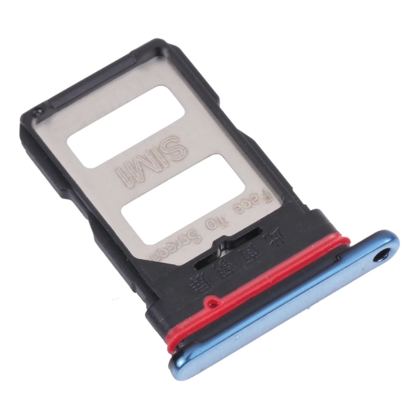 SIM Card Tray + SIM Card Tray for Xiaomi Redmi K40 Pro / Redmi K40 / Redmi K40 Pro+ / Poco F3 / Mi 11i / Mi 11X / Mi 11X Pro(Blue) - Image 2
