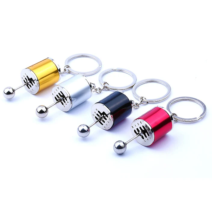 Six-speed Manual Shift Gear Keychain Key Ring Holder(Black) - Image 6