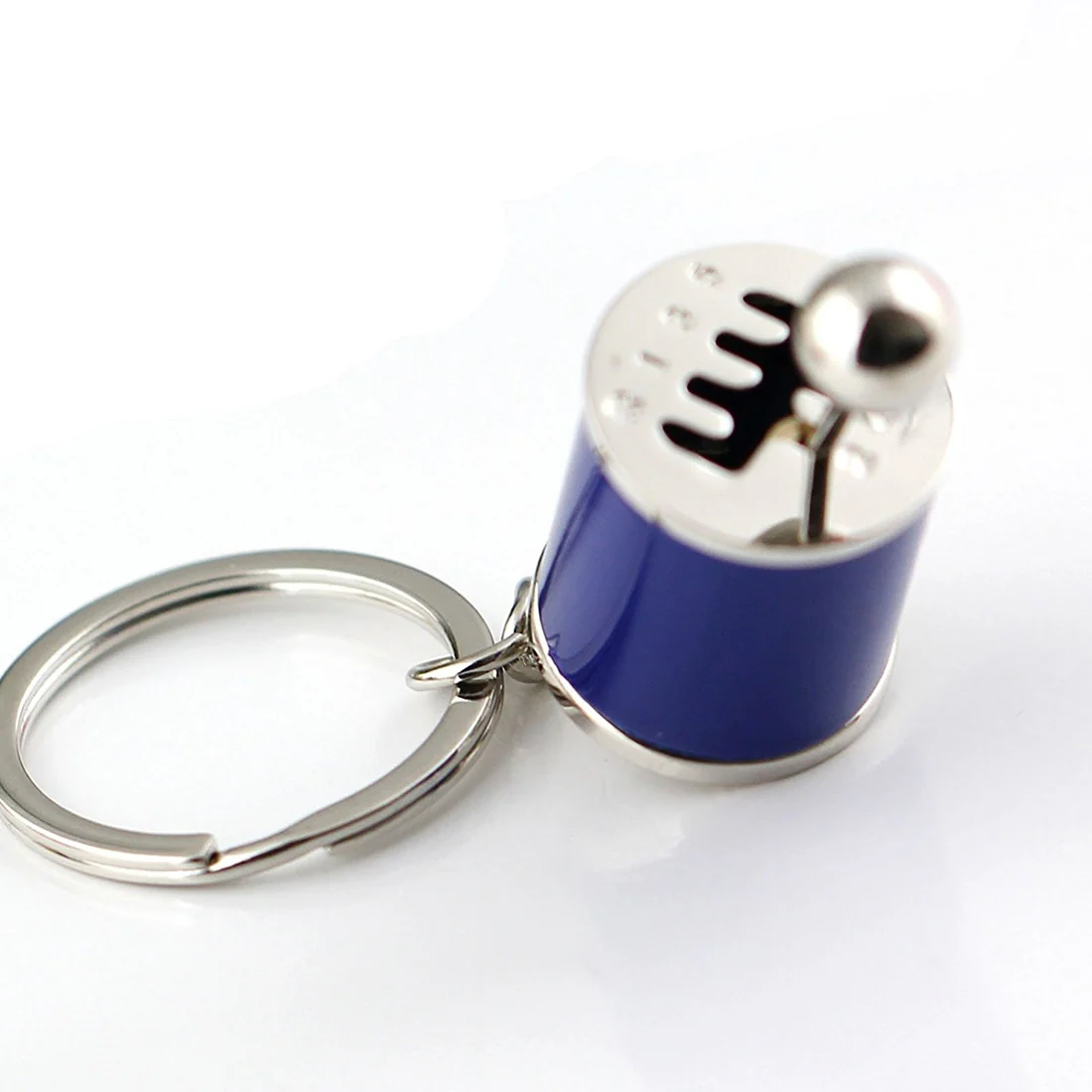 Six-speed Manual Shift Gear Keychain Key Ring Holder(Blue) - Image 4