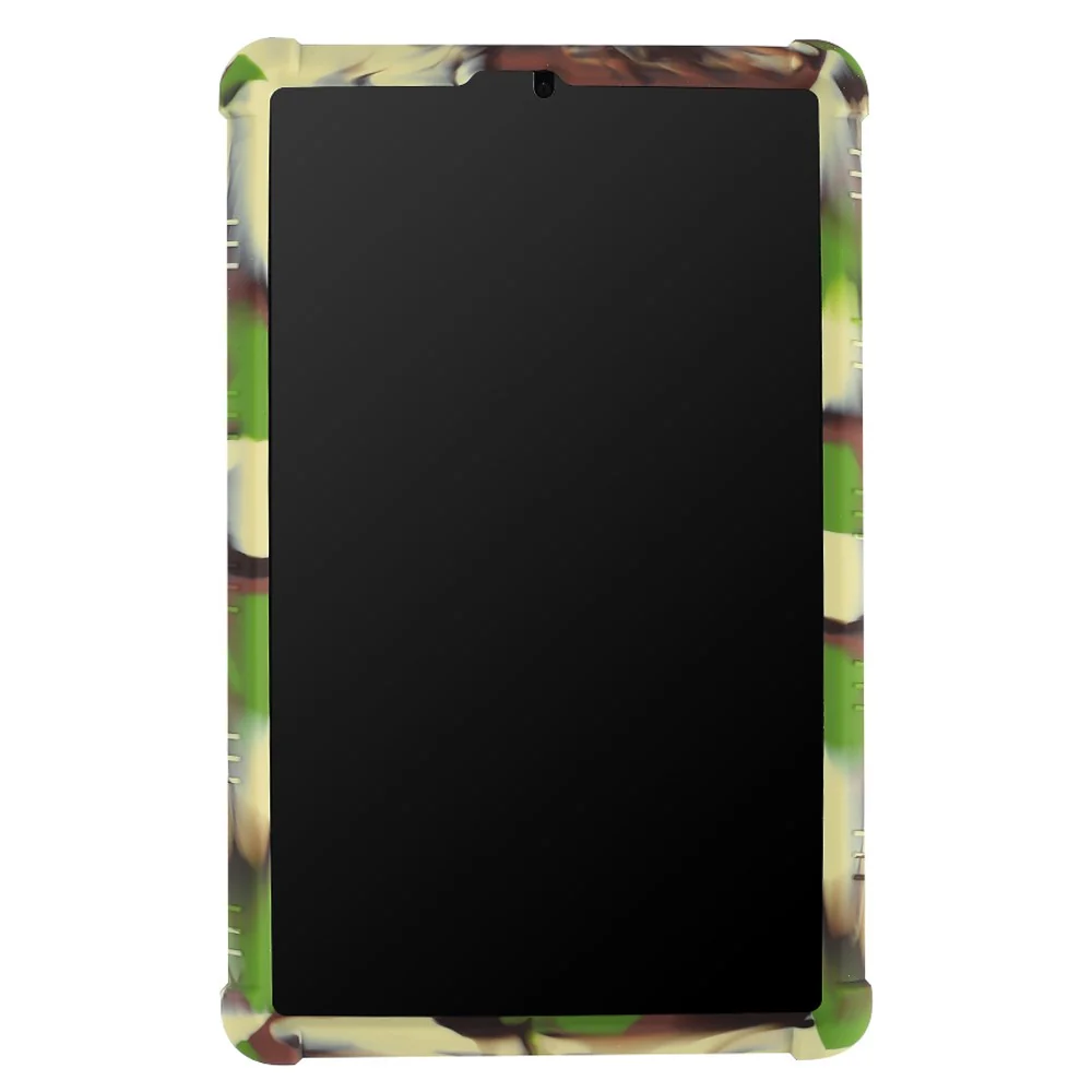Slide-Out Kickstand Design Soft Silicone Tablet Cover Case for Lenovo Tab M8 8705/8505 - Green Camouflage - Image 2
