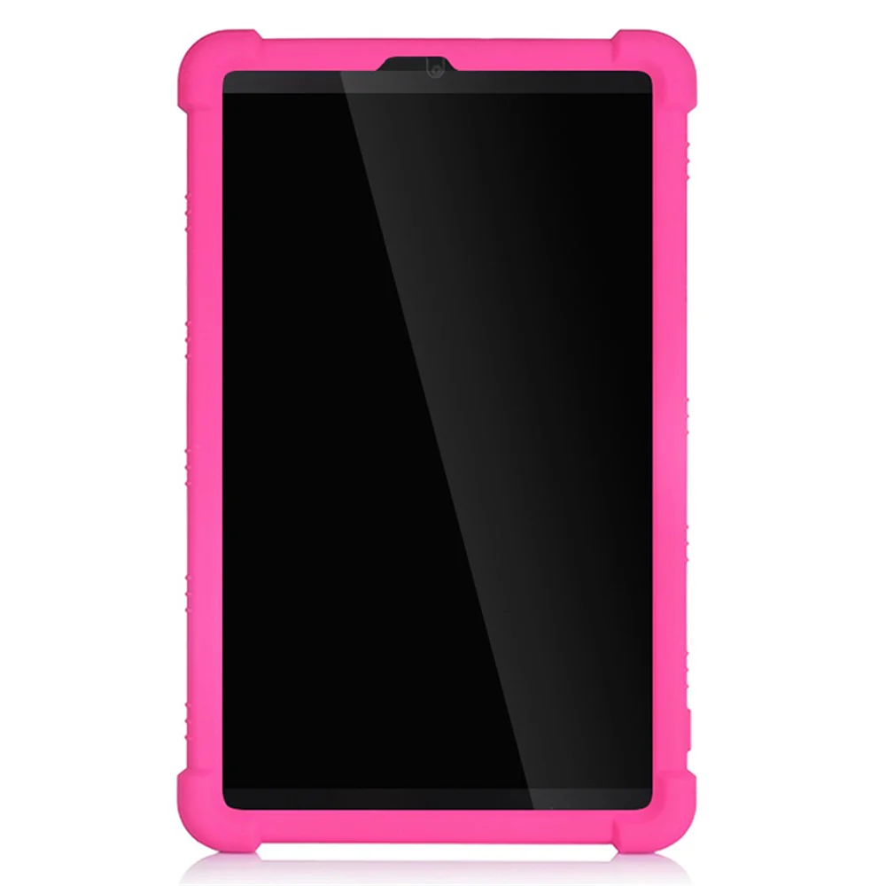 Slide-Out Kickstand Design Soft Silicone Tablet Cover Case for Lenovo Tab M8 8705/8505 - Rose - Image 2