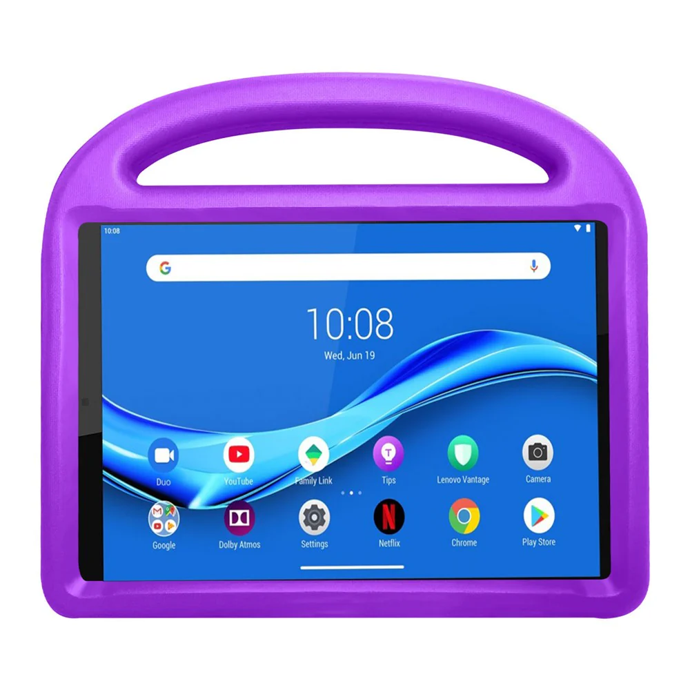 Sparrow Style Shockproof Kickstand EVA Protective Case for Lenovo Tab M10 Plus - Purple - Image 6