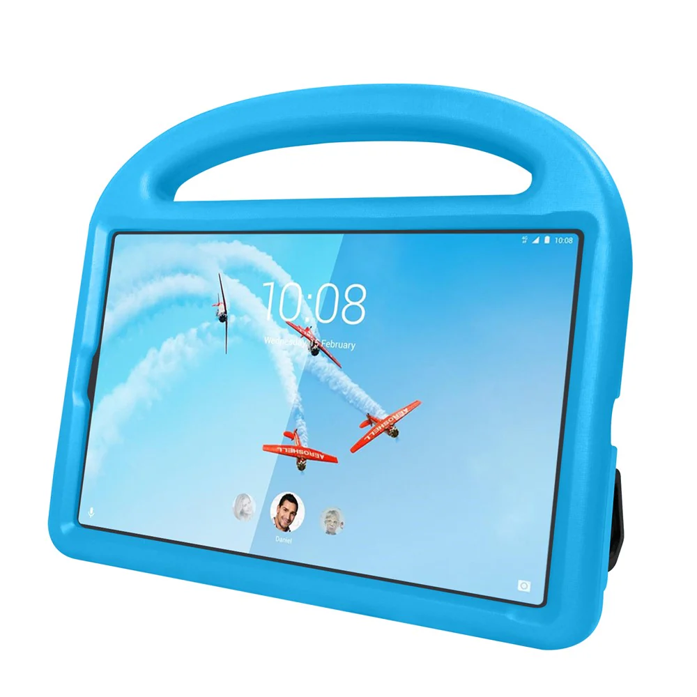 Sparrow Style Shockproof Kickstand EVA Protective Case for Lenovo Tab M10 TB-X605F - Blue - Image 5