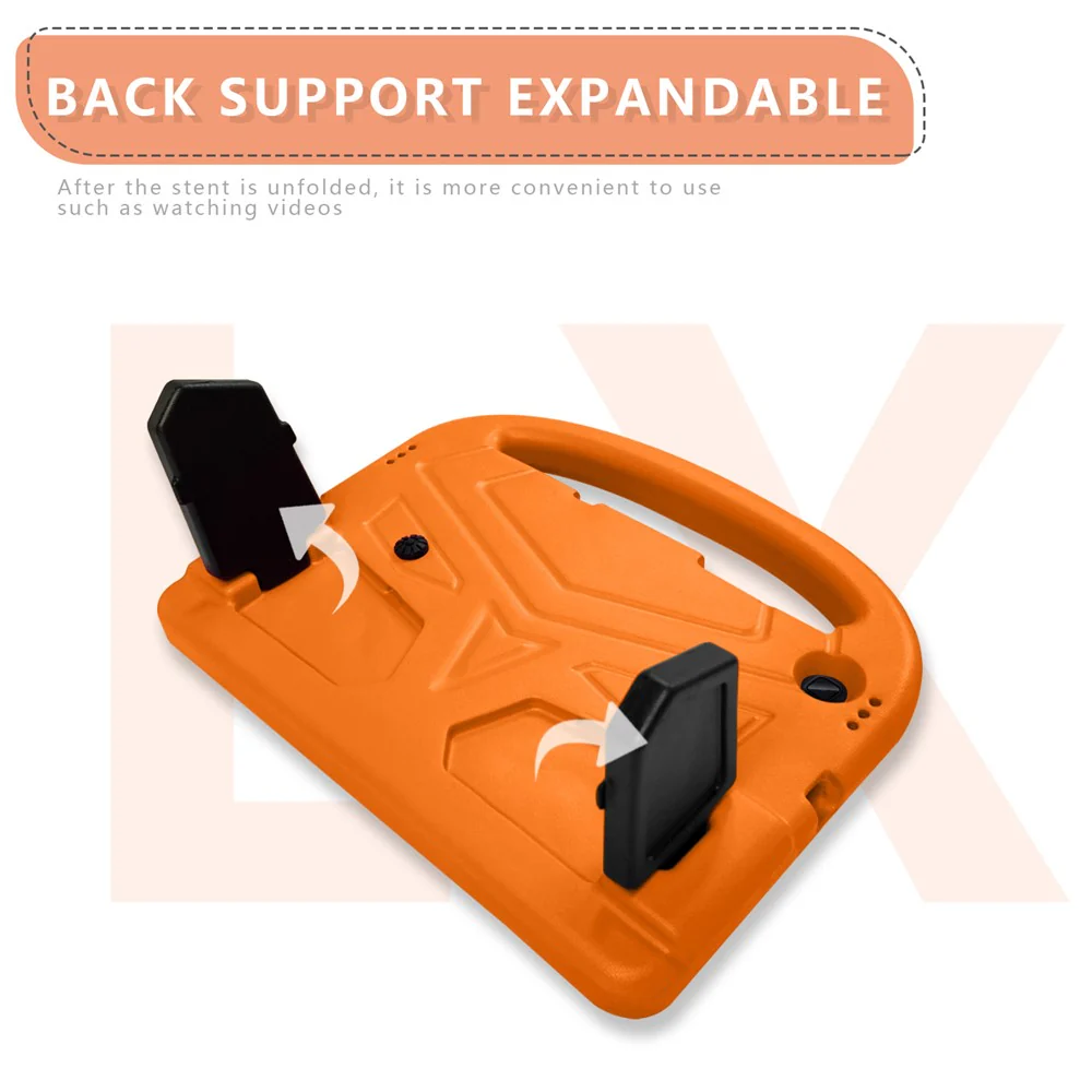 Sparrow Style Shockproof Kickstand EVA Protective Case for Lenovo Tab M10 TB-X605F - Orange - Image 2