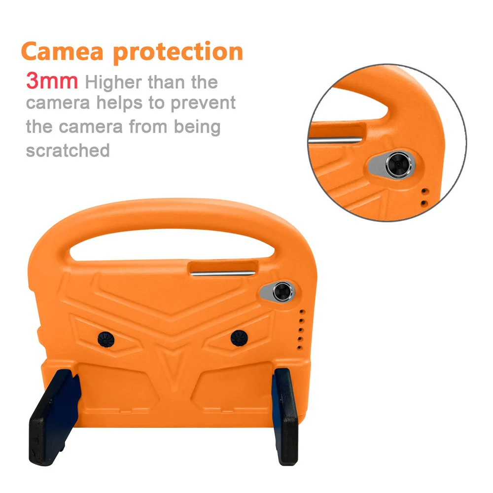 Sparrow Style Shockproof Kickstand EVA Protective Case for Lenovo Tab M8 TB-8505/8507 - Orange - Image 5