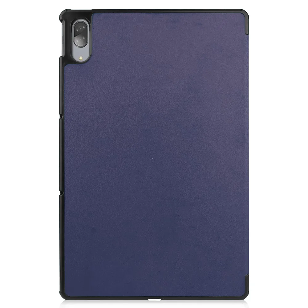 Stable Tri-fold Stand Leather Stand Tablet Case for Lenovo Tab P11 Pro TB-J706F - Dark Blue - Image 6
