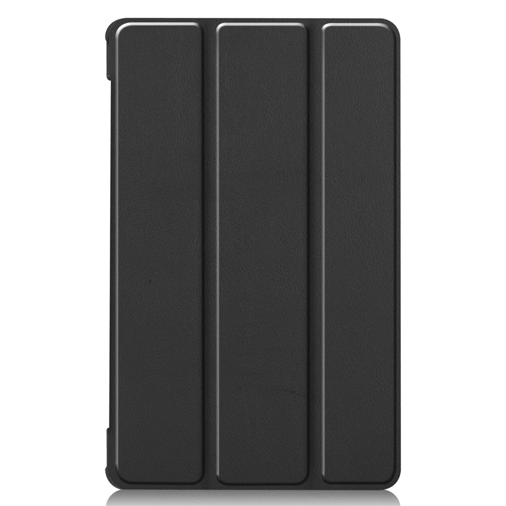 Stable Tri-fold Stand with Stand Leather Tablet Cover for Lenovo Tab M8 HD8505/8705 - Black - Image 3