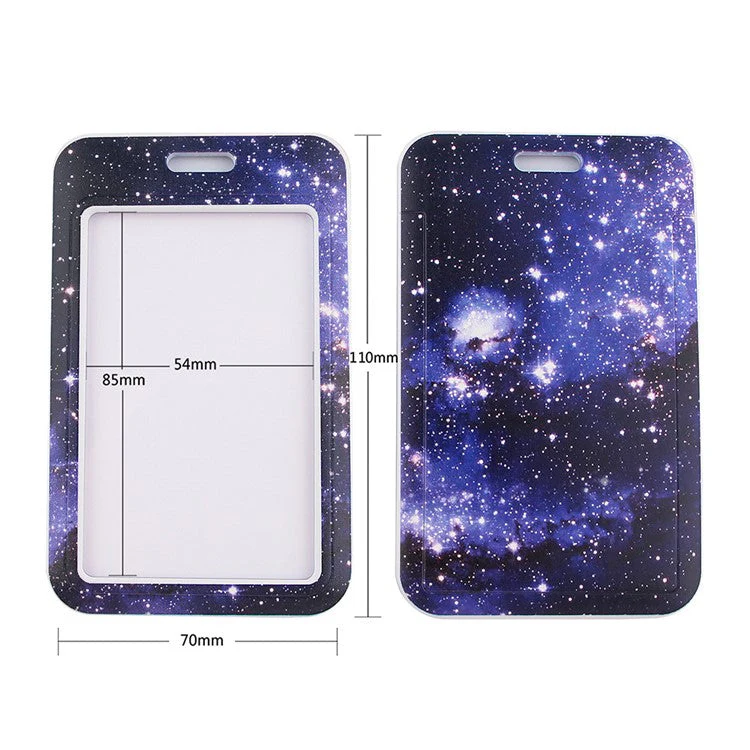 Starry Sky Series Neck Lanyard with ID Badge Holder Keychains Cell Phone Strap for School Office - AL827-18 - Image 2