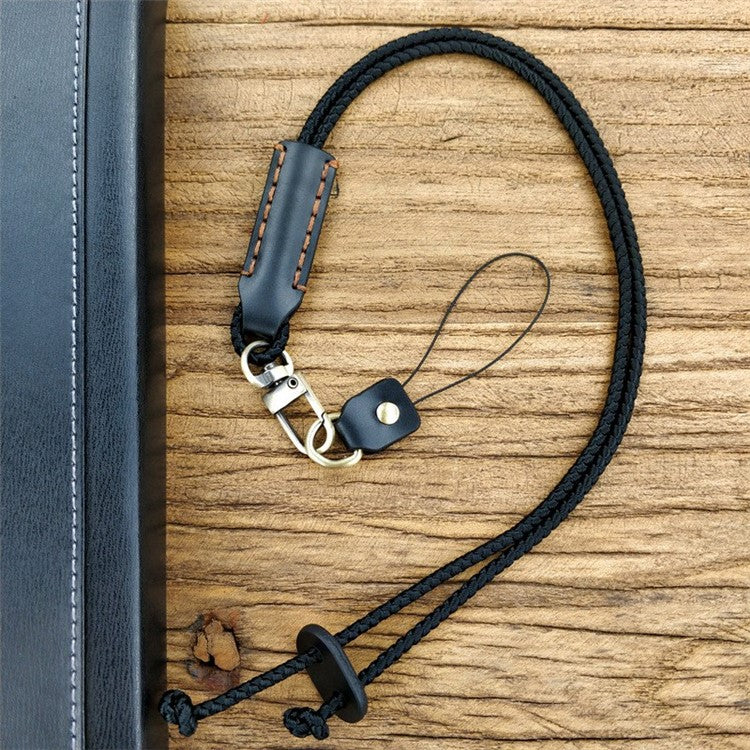Strong Bearing Anti-drop Nylon Rope Cellphone Neck Strap Mobile Phone Lanyard, Style B - Red - Image 3