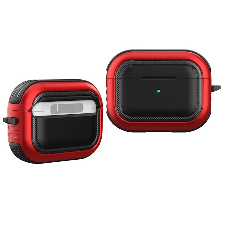 Stylish TPU+PC Anti-drop Wireless Earphone Case Protective Cover for AirPods Pro - Style 2