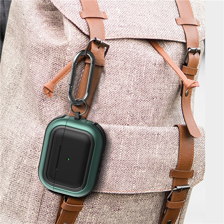 Stylish TPU+PC Anti-drop Wireless Earphone Case Protective Cover for AirPods Pro - Style 2 - Image 8