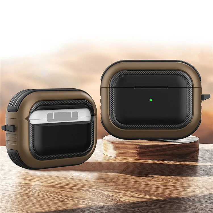 Stylish TPU+PC Anti-drop Wireless Earphone Case Protective Cover for AirPods Pro - Style 6 - Image 2