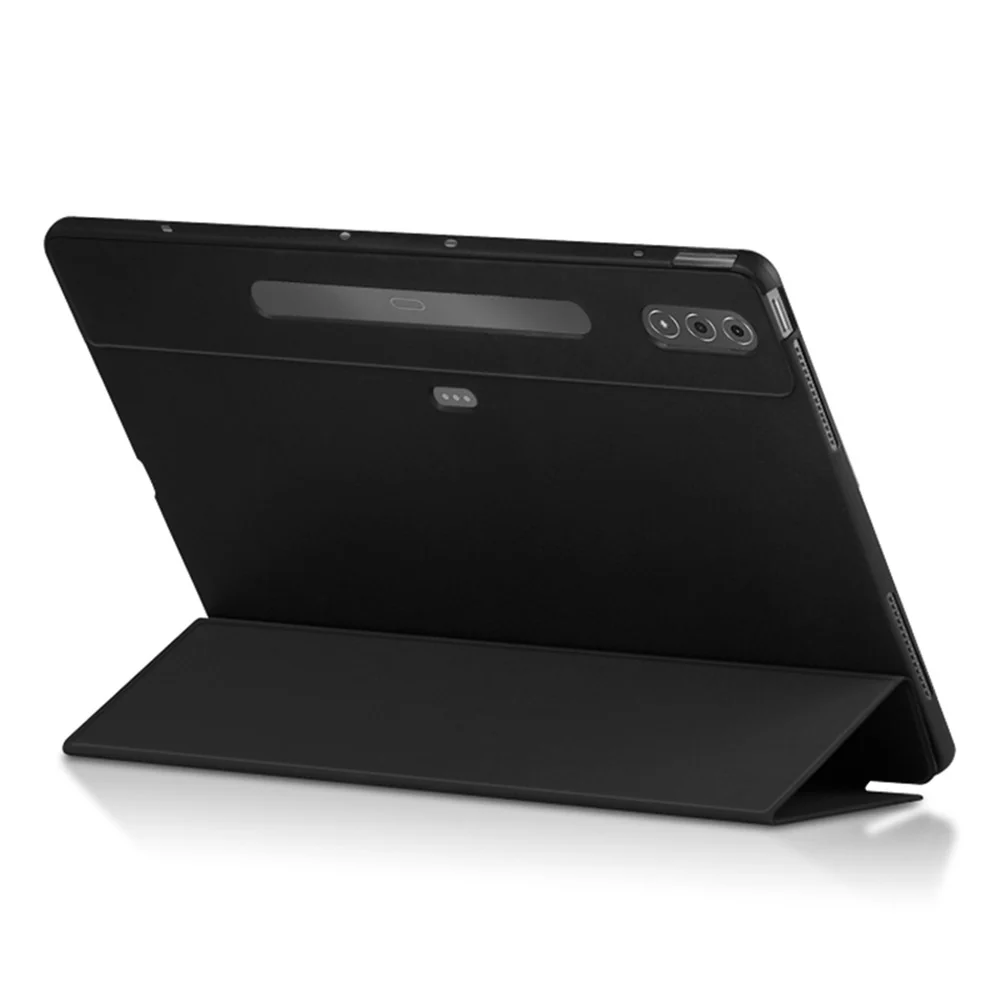Tablet Case for Lenovo Legion Y900 , PU Leather+PC+TPU Tri-fold Stand Slim Tablet Cover - Image 4