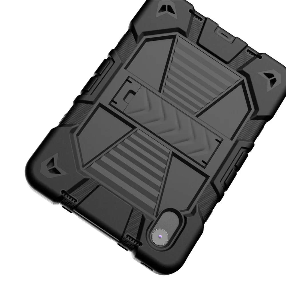 Tablet Case For Lenovo Tab M11 TB330FU 331FC / K11 / Xiaoxin Pad 11 2024 PC + Silicone Shockproof Protective Cover with Kickstand - Black - Image 5
