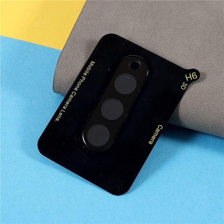 Tempered Glass Camera Lens Film 9H Hardness Silk Print Ultra Clear Full Coverage for Samsung Galaxy Z Fold3 5G - Image 3