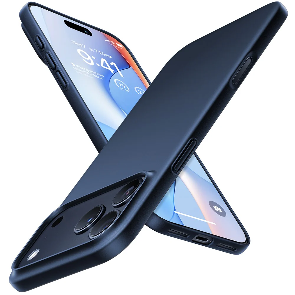 TORRAS For iPhone 17 Pro Max Case Compatible with MagSafe Hard PC Shockproof Phone Cover - Dark Blue
