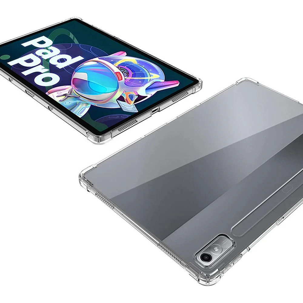 TPU Tablet Case For Lenovo Tab P11 Pro Gen 2 , Lightweght Anti-fall Reinforced Corners Transparent Tablet Cover - Image 3