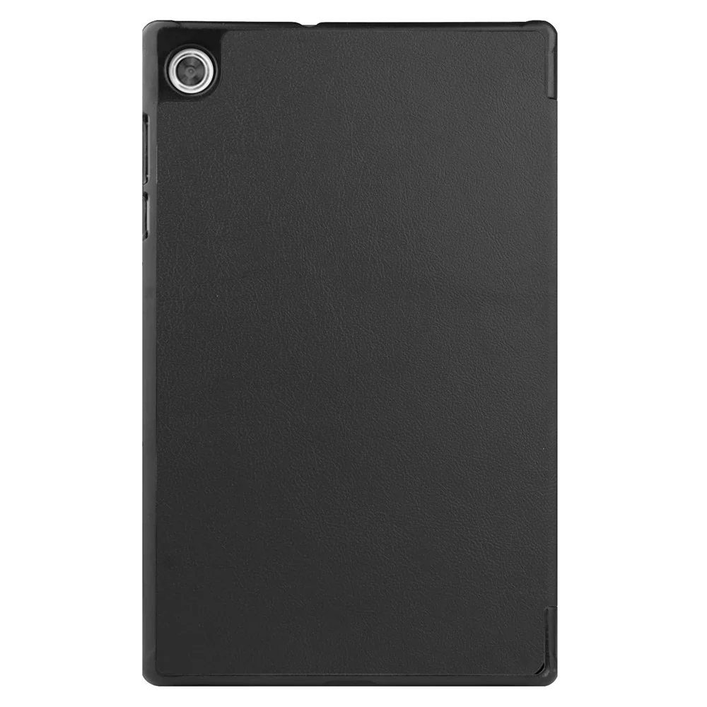 Tri-fold Leather Stand Tablet Case Narrow Bezel Multi-Color Tablet Cover for Lenovo Tab M10 HD Gen 2 TB-X306F/TB-X306X - Black - Image 6