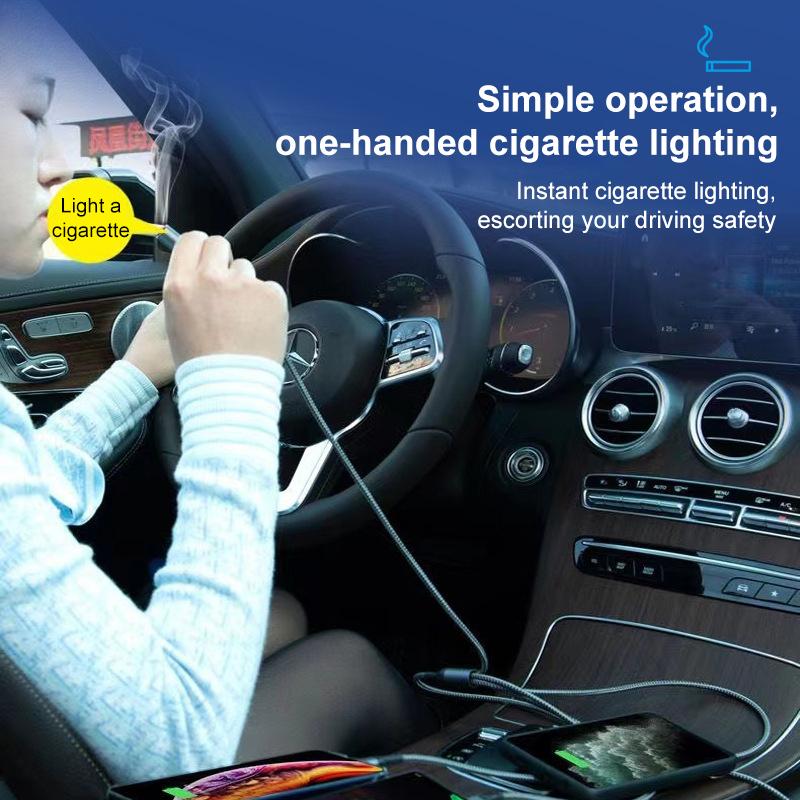 Type-C mini Car Cigarette Lighter(Dark Grey) - Image 4