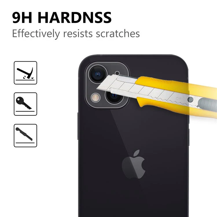 Ultra Clear HD Tempered Glass Shatter-Proof Camera Lens Protector Films for iPhone 13 6.1 inch - Image 3