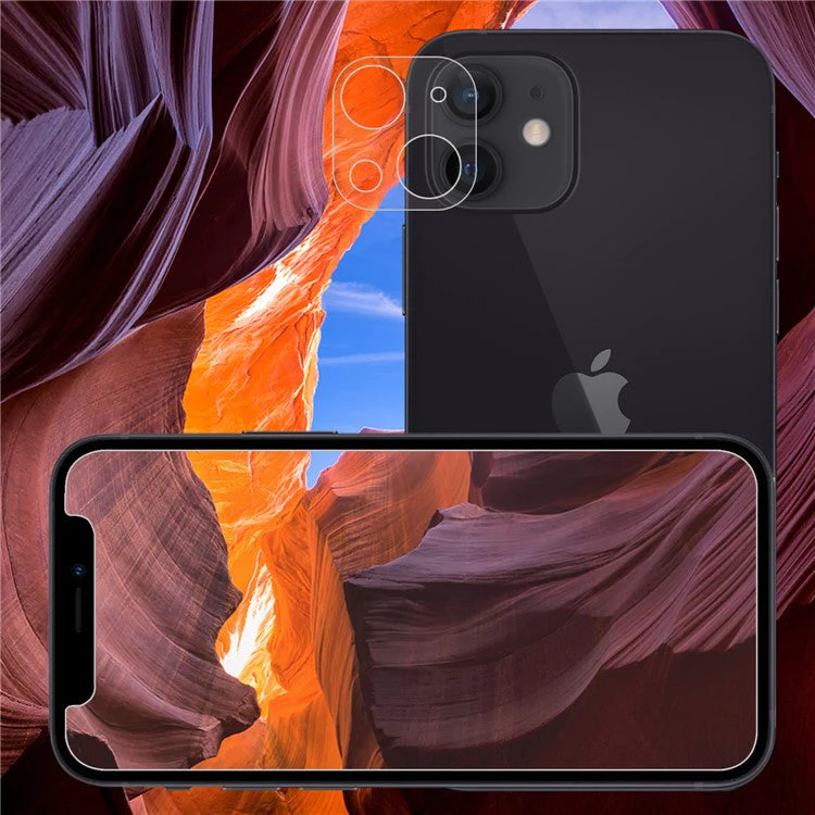 Ultra Clear HD Tempered Glass Shatter-Proof Camera Lens Protector Films for iPhone 13 6.1 inch - Image 7