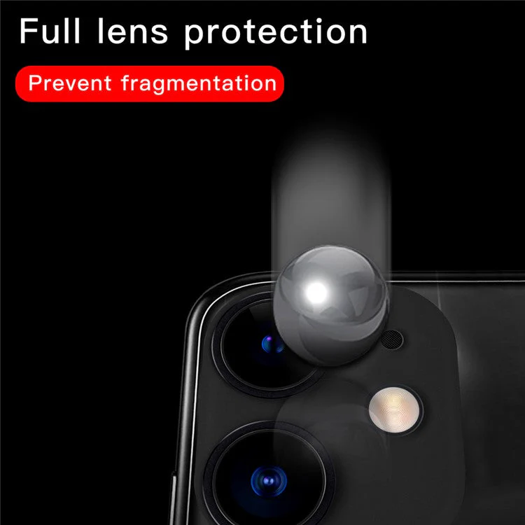 Ultra-thin Full Coverage Clear Tempered Glass Camera Lens Protective Film for iPhone 11 6.1 inch - Image 3