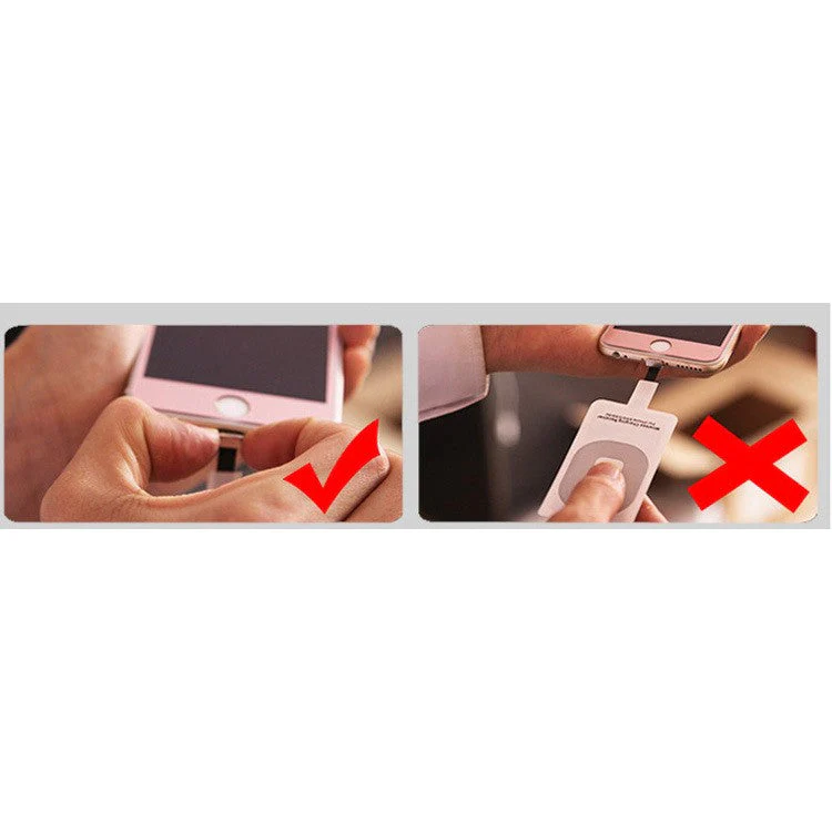 Universal Micro USB Plug Qi Wireless Charging Receiver Mat for Android Phones (Narrow-interface Down) - Image 8